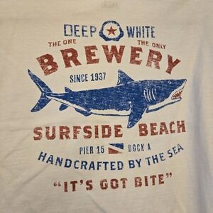 IZOD Saltwater White Large Long Sleeve Shirt